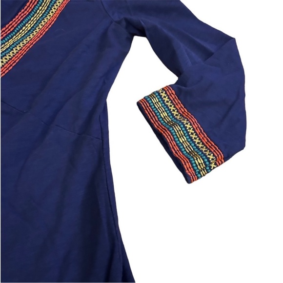 Boden Rosanna Jersey blue embroidered Tunic
Dress sz 6 - Picture 9 of 11